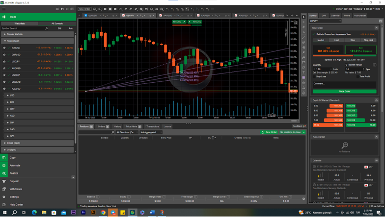 What are Fibonacci levels?